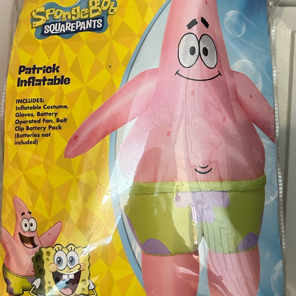 SpongeBob SquarePants Patrick Inflatable with Pink and Green